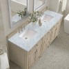 Lorelai 72" Double (Vanity Only Pricing) in Whitewashed Oak